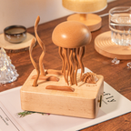 Handcrafted Wooden Mechanical Jellyfish