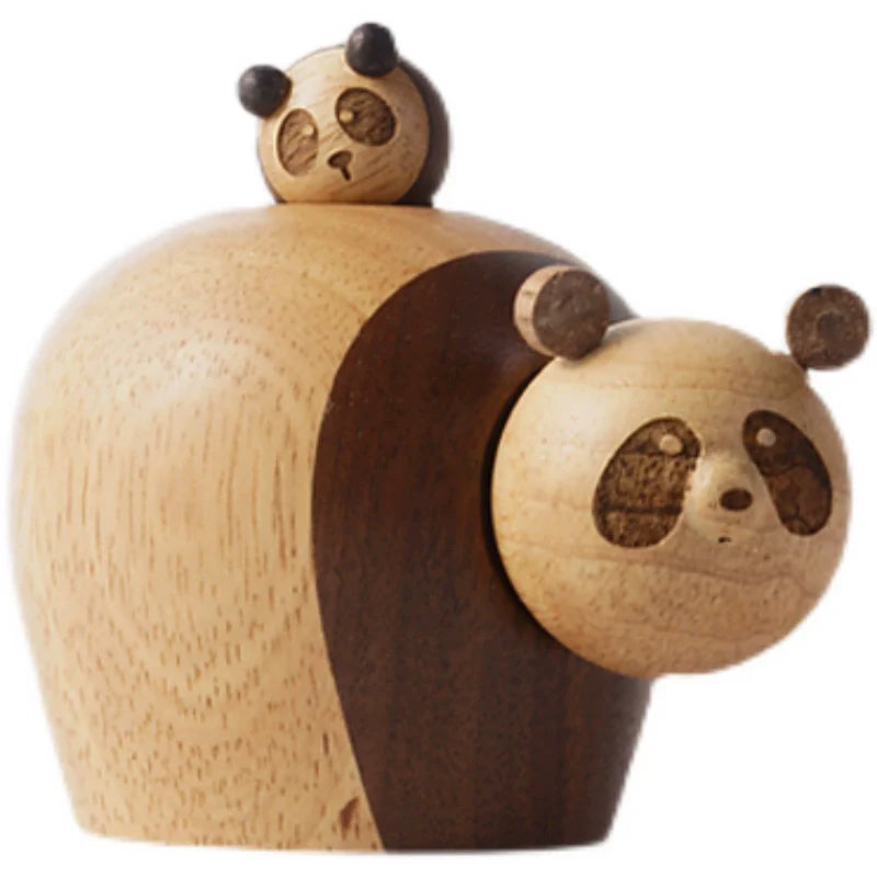 Wooden Panda Aroma Ornament