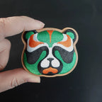 Shu embroidery panda face mask refrigerator sticker