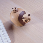 Wooden Panda Aroma Ornament