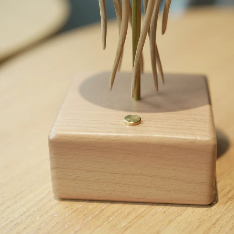 Handcrafted Wooden Jellyfish Automaton