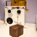 Handcrafted Wooden Mechanical Swan