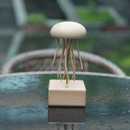 Handcrafted Wooden Jellyfish Automaton