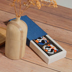 Shu embroidery panda face mask refrigerator sticker