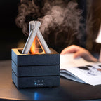 Campfire Flame Fire Diffuser Multicolor Night Lamp Wood